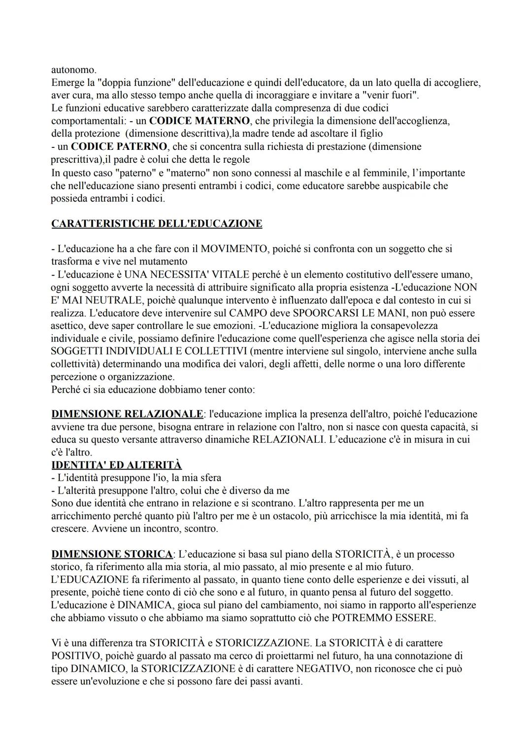 # UNIVERSO
Fer 15
# PEDAGOGIA GENERALE
# CAPITOLO 1
## EDUCARE: TRA SENSO COMUNE E SCIENZA
Educazione: un'estranea familiarità.
La pedag