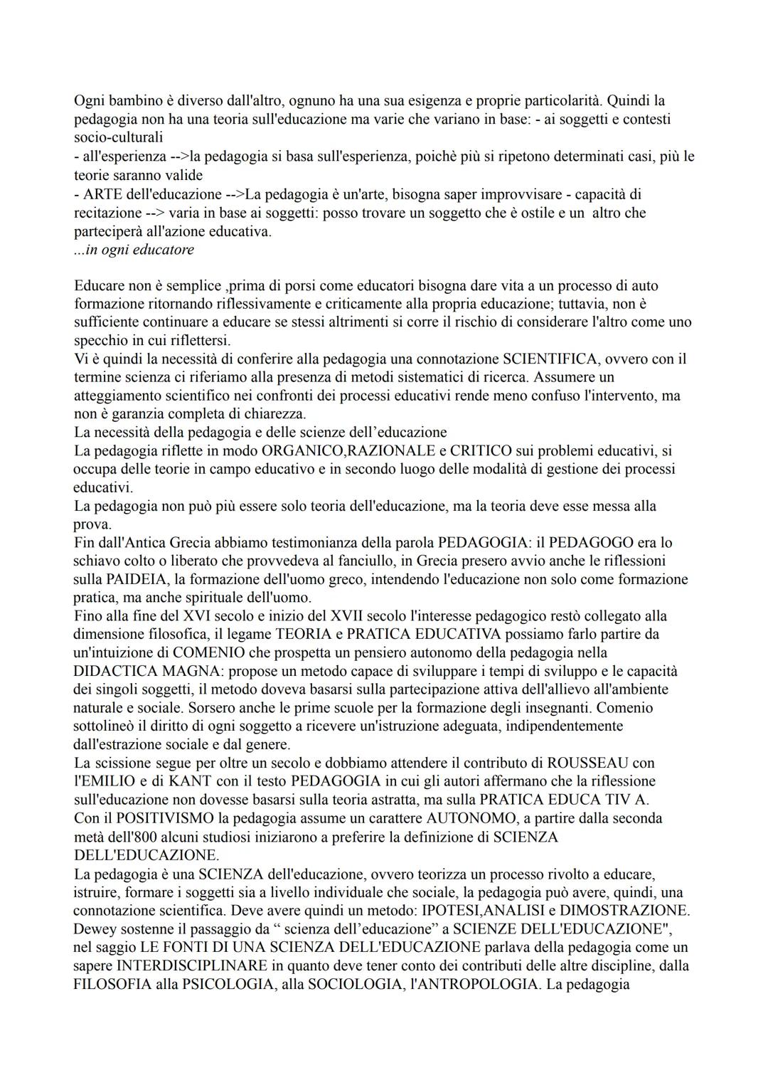 # UNIVERSO
Fer 15
# PEDAGOGIA GENERALE
# CAPITOLO 1
## EDUCARE: TRA SENSO COMUNE E SCIENZA
Educazione: un'estranea familiarità.
La pedag
