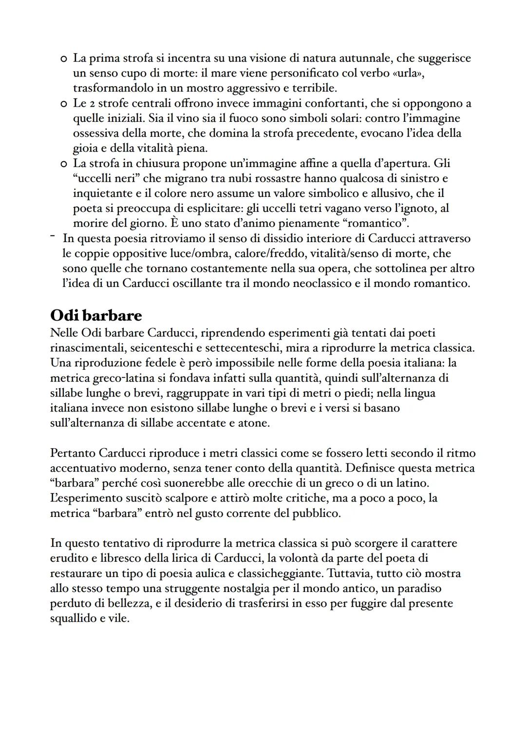 # Giosuè Carducci
Vita e pensiero
Giosuè Carducci nasce a Valdicastello in Versilia
nel 1835 da famiglia medio-borghese. Trascorre
l'infan