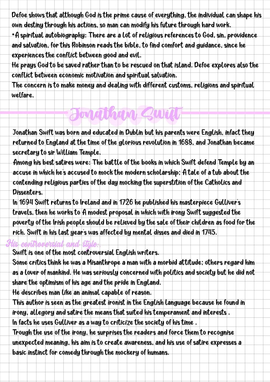# Daniel Defoe
Daniel Defoe was born in 1660 into a family of Dissenters
that is a protestant sect which refused the authority
of the churc