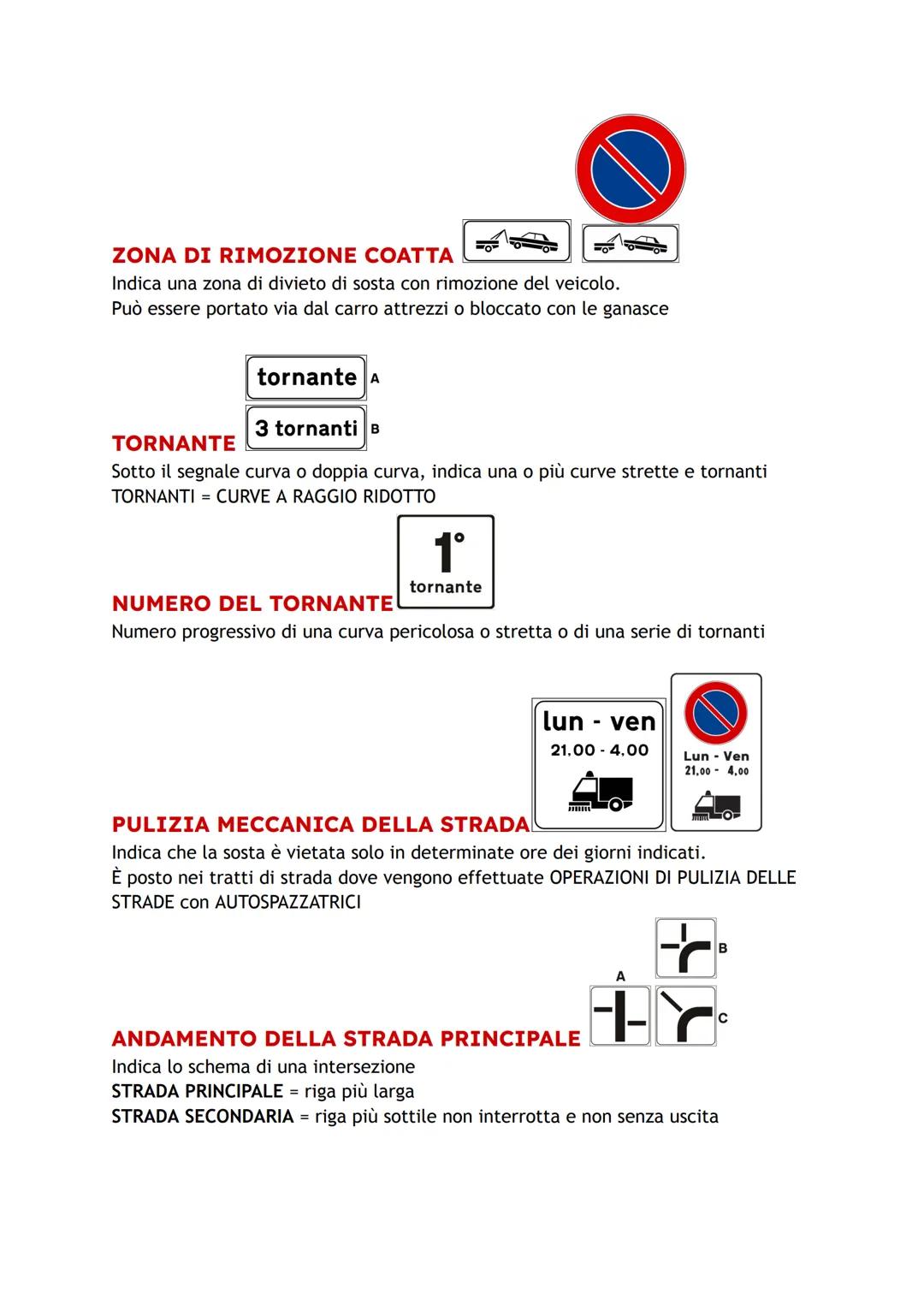 # PANNELLI INTEGRATIVI
Non si trovano mai da soli sono sempre abbinati ai segnali di
pericolo, prescrizione e indicazione.
COMPLETANO IL SI