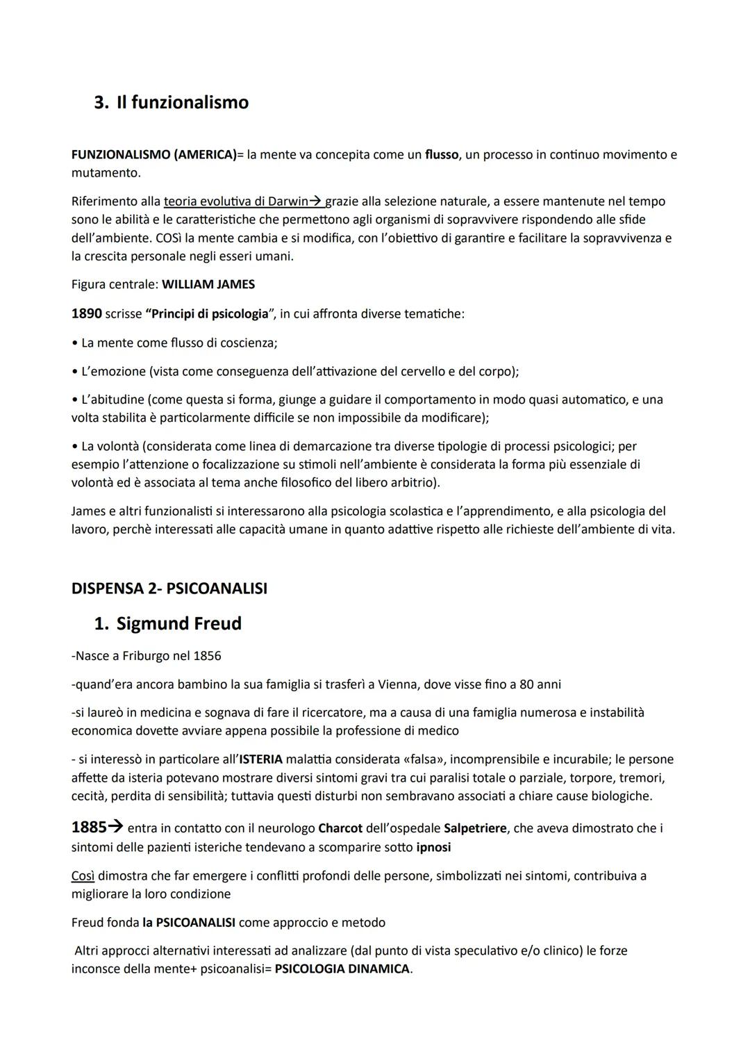 DISPENSA 1- INTRO/STRUTTURALISMO/FUNZIONALISMO
1. La psicologia come scienza
PSICOLOGIA= disciplina scientifica che studia il comportament