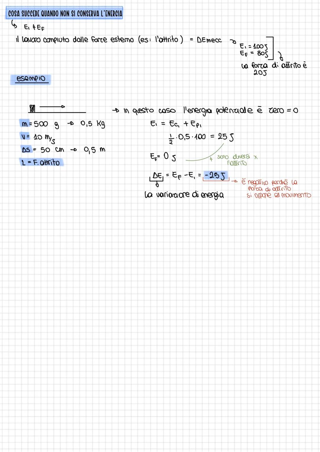 # L'ENERGIA
È una grandezza fisica scalare ed è la capacità di compiere un
lavoro
l'energia studiara e:
1. Energia cinetica
2. Energia Pot