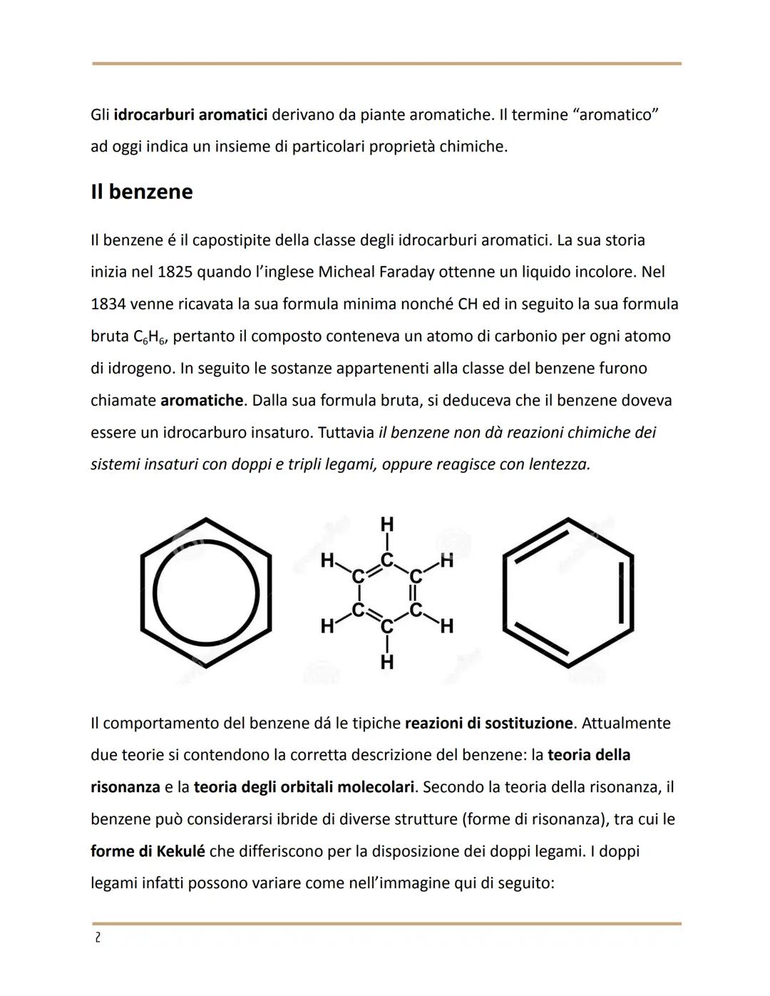 CHIMICA ORGANICA
COMPOSTI AROMATICI
Introduzione
Tutte le molecole organiche contengono, oltre al carbonio, un numero limitato di
element tr