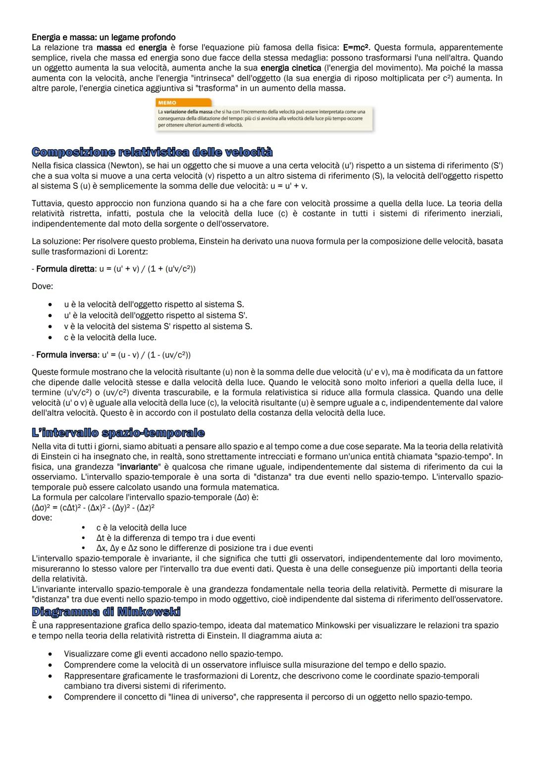 # La teoria della relatività
Immagina di essere su un treno in movimento. Se guardi fuori dal finestrino, gli oggetti che ti passano
accant
