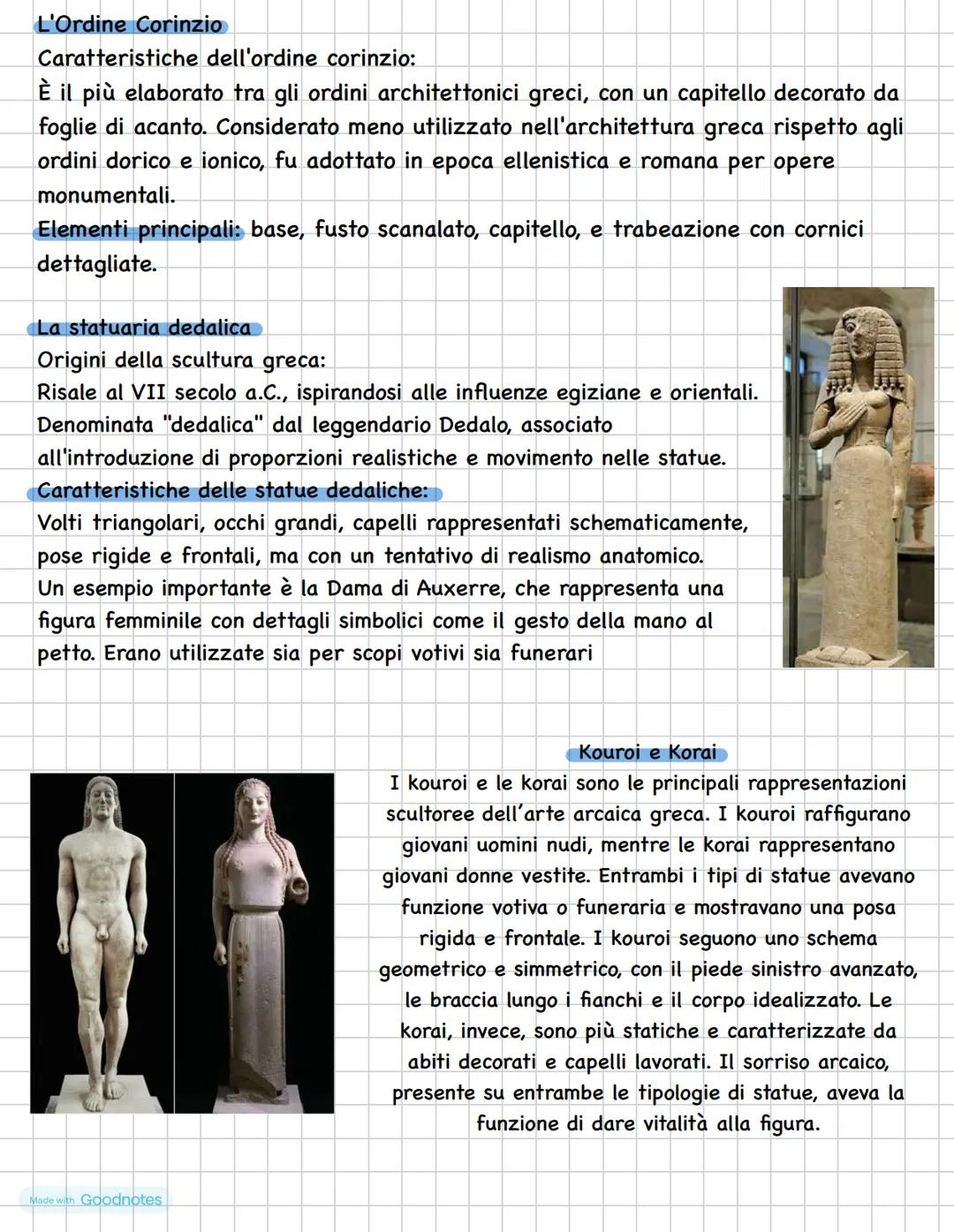 # Storia dell'arte
La ricerca delle forme nell'arte arcaica (VII-VI secolo a.C.)
In epoca arcaica, le poleis greche e le colonie iniziano a