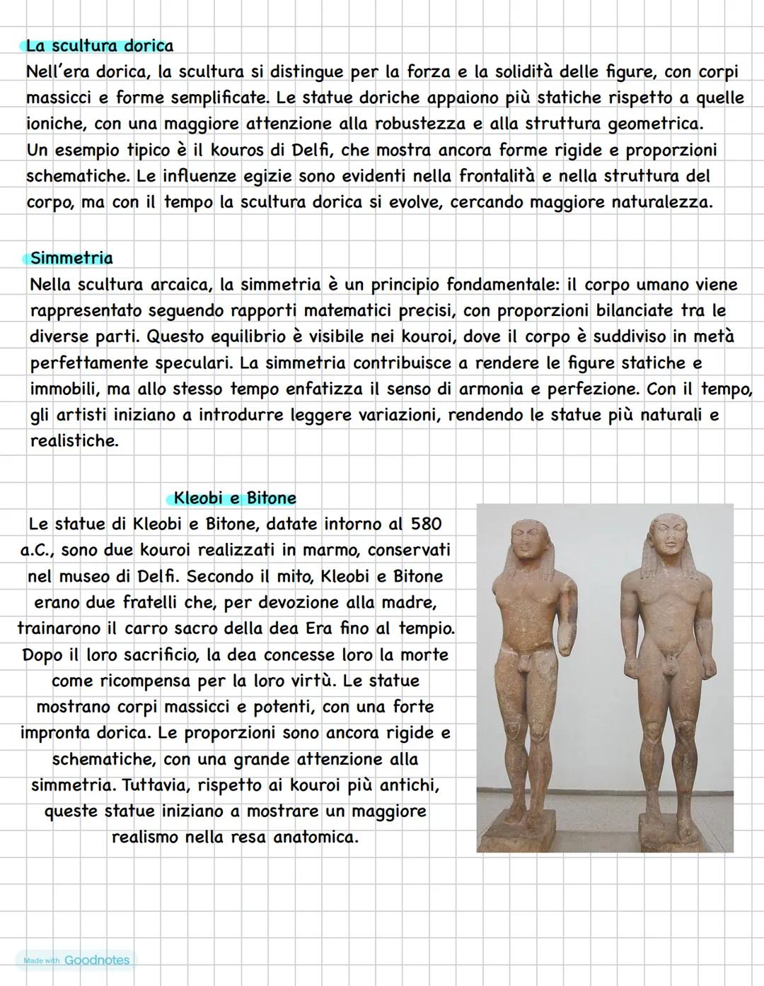 # Storia dell'arte
La ricerca delle forme nell'arte arcaica (VII-VI secolo a.C.)
In epoca arcaica, le poleis greche e le colonie iniziano a