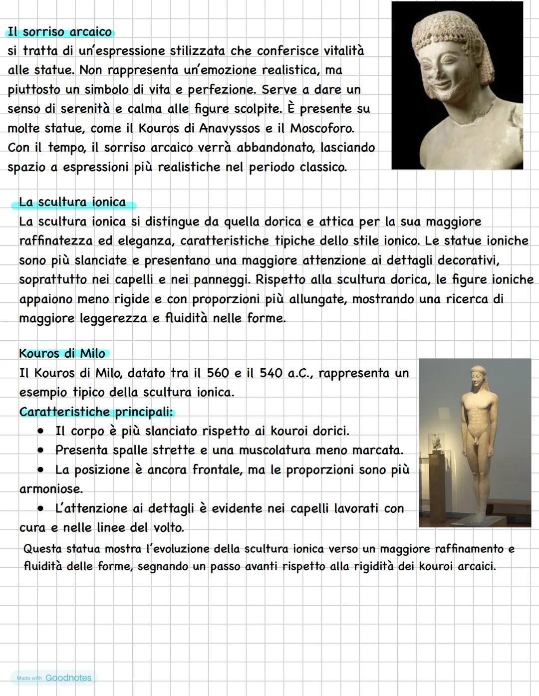 # Storia dell'arte
La ricerca delle forme nell'arte arcaica (VII-VI secolo a.C.)
In epoca arcaica, le poleis greche e le colonie iniziano a