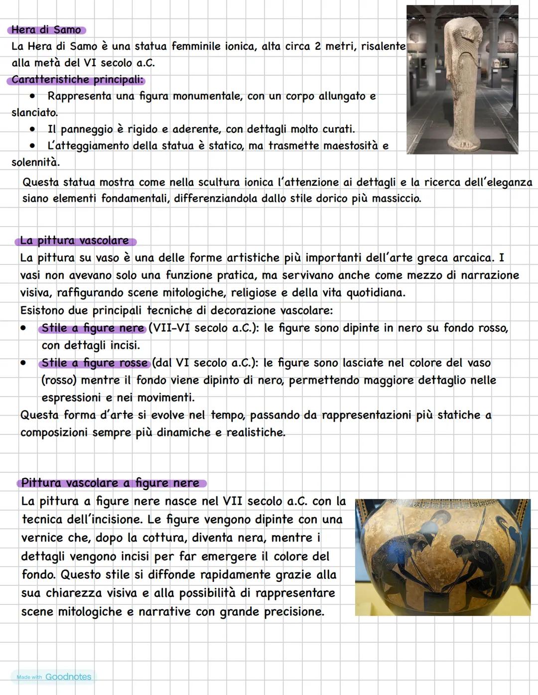 # Storia dell'arte
La ricerca delle forme nell'arte arcaica (VII-VI secolo a.C.)
In epoca arcaica, le poleis greche e le colonie iniziano a