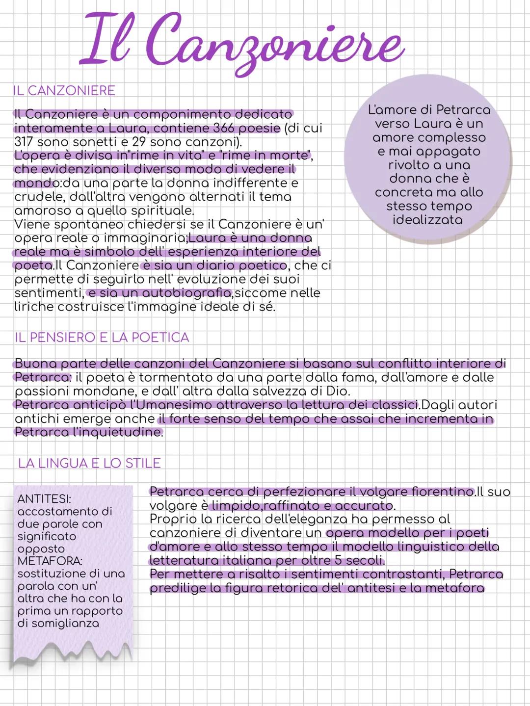 # Francesco Petrarca
LA VITA DI FRANCESCO PETARCA
Francesco Petrarca nasce nel 1304 ad Arezzo. Presto si trasferisce ad
Avignone, all' epo