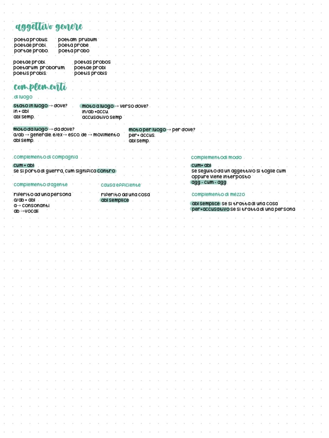latino
1 declinazione.
per nomi femminili
rosa
singolare
plurale
nom.
-a-
-ae
gen
-ae
-arum
dat
-aé
-IS
accu
-am
-as
voca
-a
-ae
ablala
-α
-