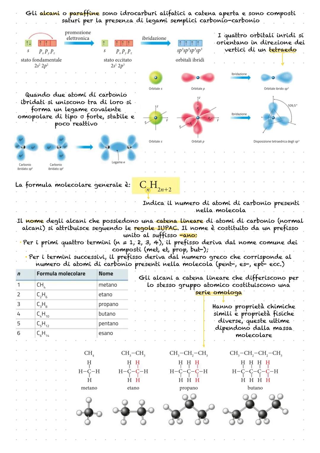 # Gli Alcani.
Gli idrocarburi sono composti organici costituiti esclusivamente da atomi di carbonio
e idrogeno.
In base alla loro struttur