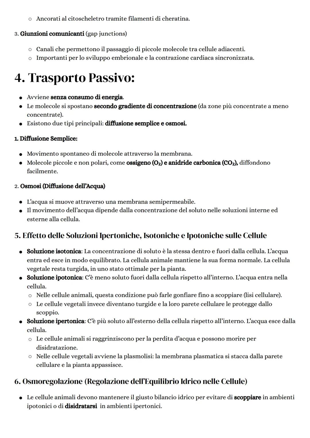 --- OCR Start ---
Membrana plasmatica:
1. Modello a mosaico fluido:
• Struttura descritta dai biologi per spiegare la composizione della mem