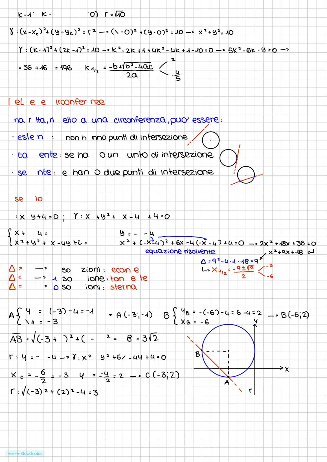 # La circonferenza
Dato un punto e, detto centro e un segmento r, detto raggio, la circonferenza
di centro c e raggio réie euogo geometrico