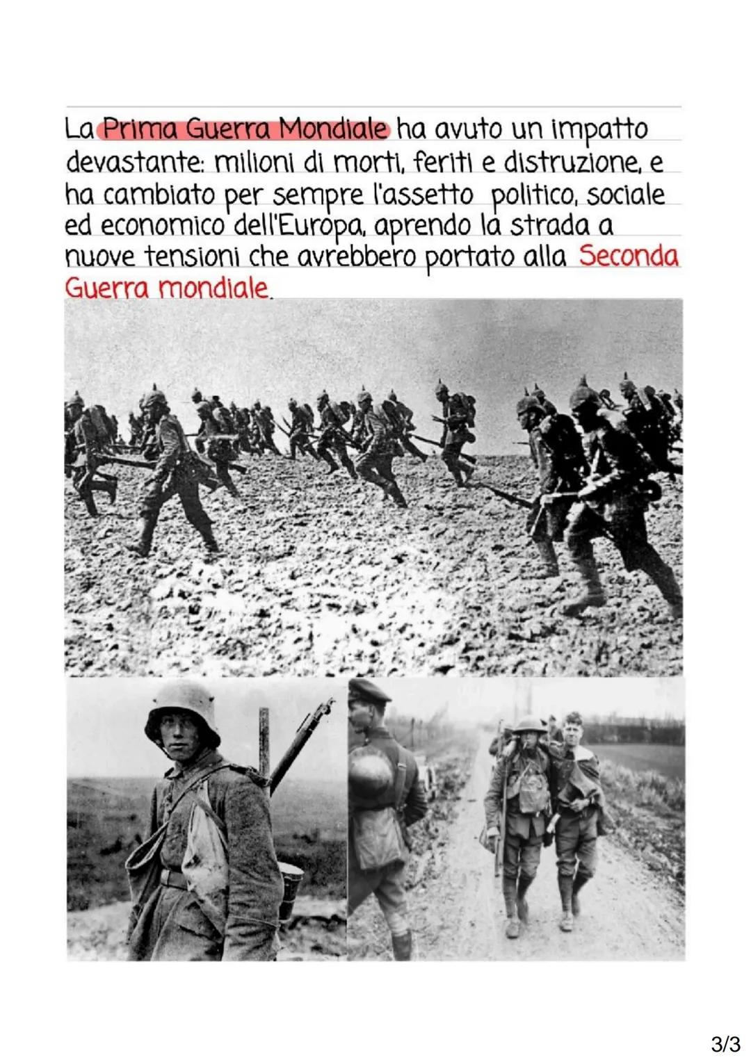 # La Prima Guerra Mondiale
La Prima Guerra Mondiale, conosciuta anche come
la "Grande Guerra", è stata un conflitto che ha
coinvolto gran pa