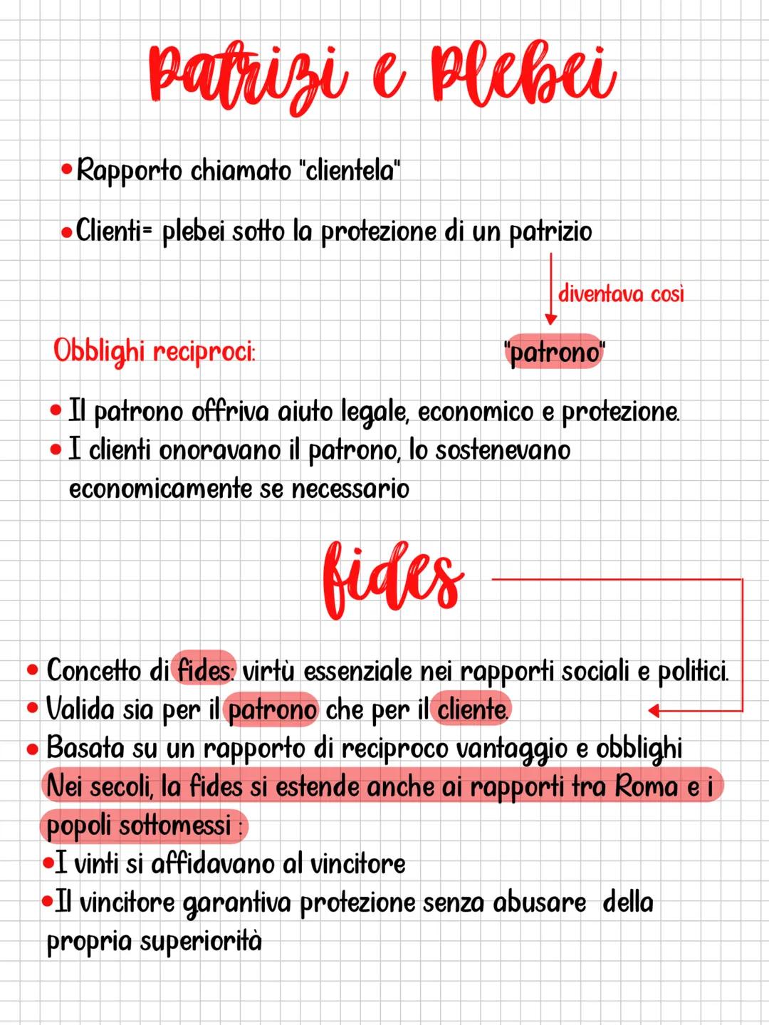 753 a.C.
509 a.C.
fondazione di
Roma
età monarchia
nascita
repubblicana
Patrizi
• Società contadina e pastorale
basata su agricoltura