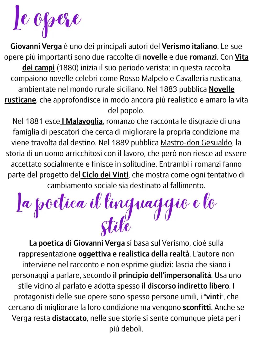 # CVerga
La vita
Giovanni Verga nasce a Catania nel 1840, in una
famiglia di proprietari terrieri. Abbandona presto
gli studi di diritto p