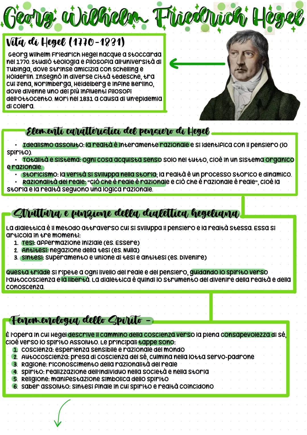 # Filosofía Georg Wilheen Friedrich Hegel
Vita di Hegel (1770-1831)
Georg Wilhelm Friedrich Hegel nacque a stoccarda
nel 1770. studiò teolo