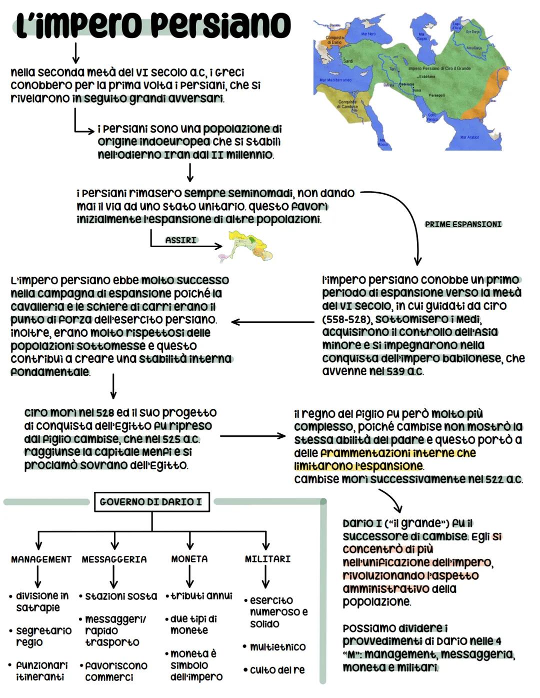 # L'impero persiano
nella seconda metà del vi secolo a.c, i Greci
conobbero per la prima volta i persiani, che si
rivelarono in seguito gra