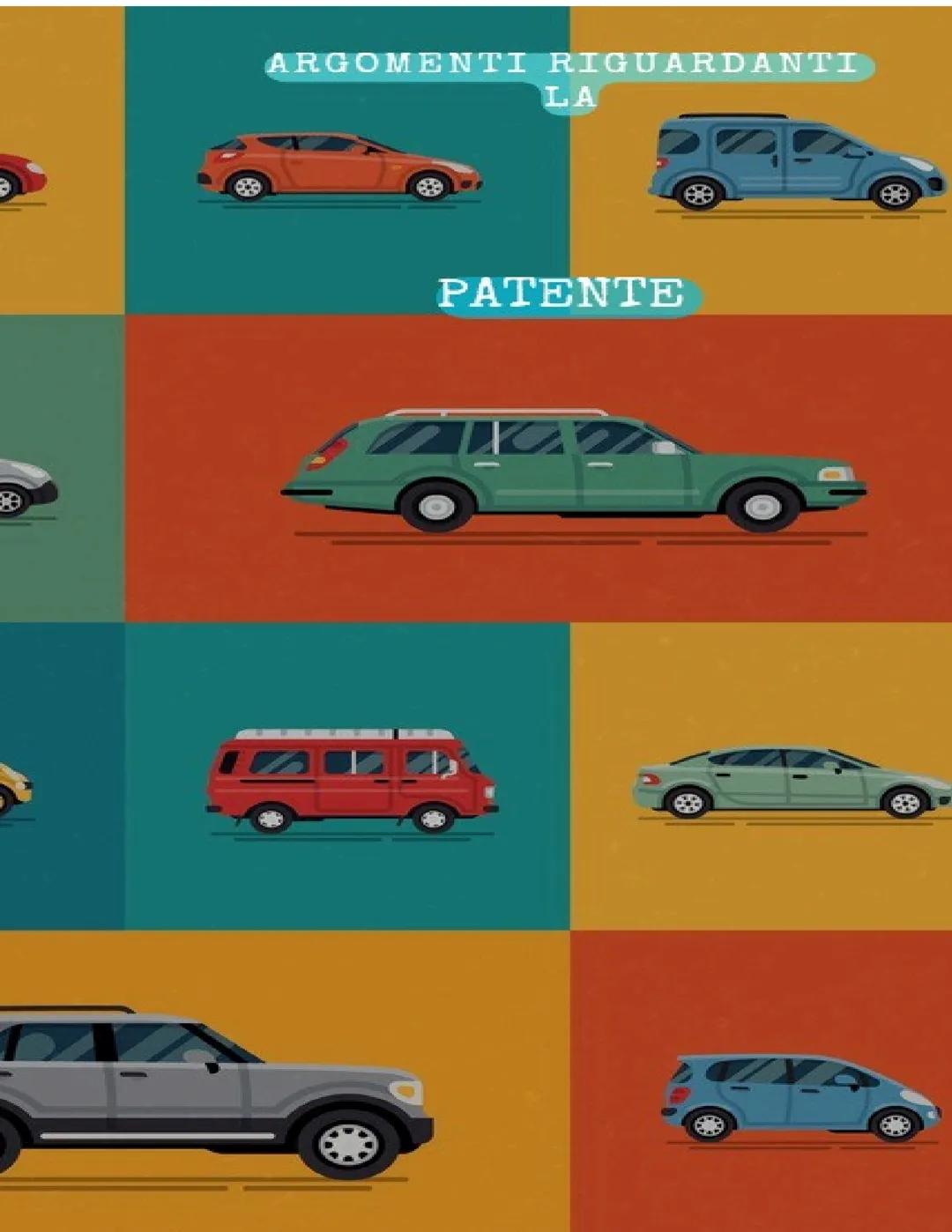 # ARGOMENTI RIGUARDANTI LA
# PATENTE La strada può essere a senso unico o a doppio senso di circolazione ed essere suddivisa in
carreggiate