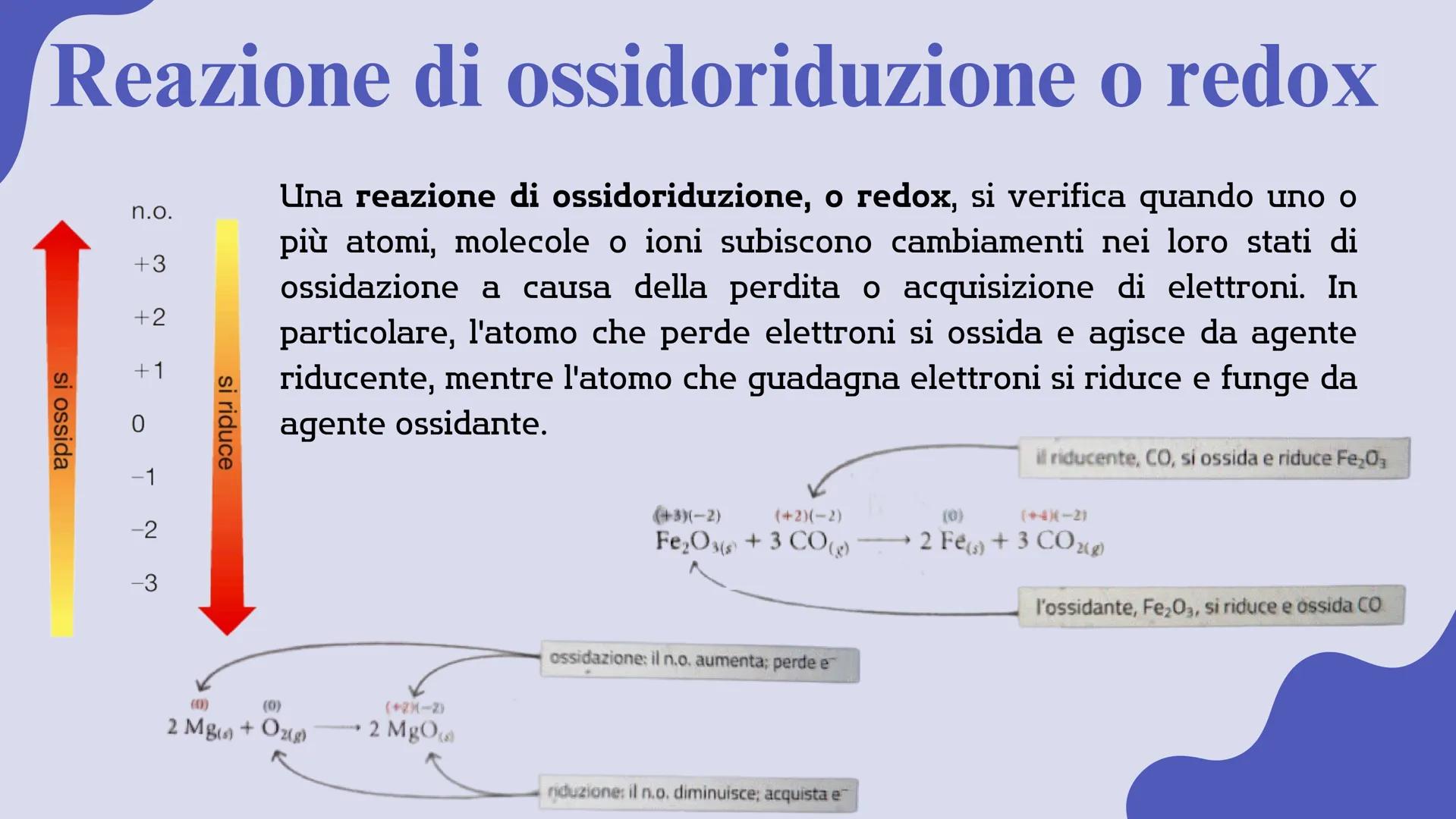 # Reazioni Chimiche:
Teorie e Tecniche di
Bilanciamento
Alessia Rizzo, 3BOC Il numero di
ossidazione
Il numero di ossidazione (n.o.)
rappre