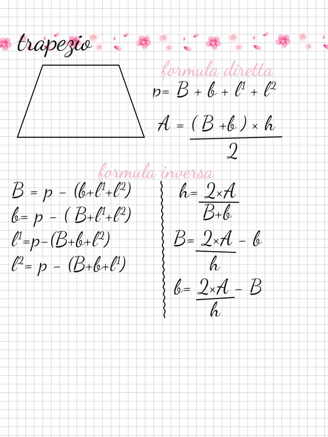 # formulario di
# geometria
quadrato
formula diretta
perimetro=4xl
formula inversa
lato=p
4
area= (2
lato= VA
rettangolo
Kormula d