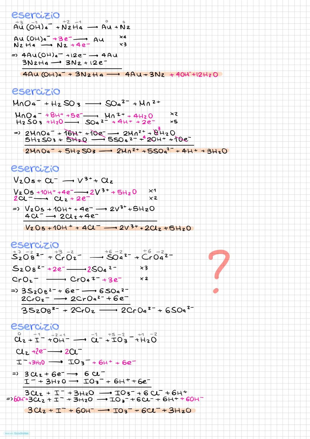REAZIONI REDOX
tipologia di reazioni in cui gli elementi modificano il proprio stato di ossidazione: un elemento
acquista elettroni, mentre