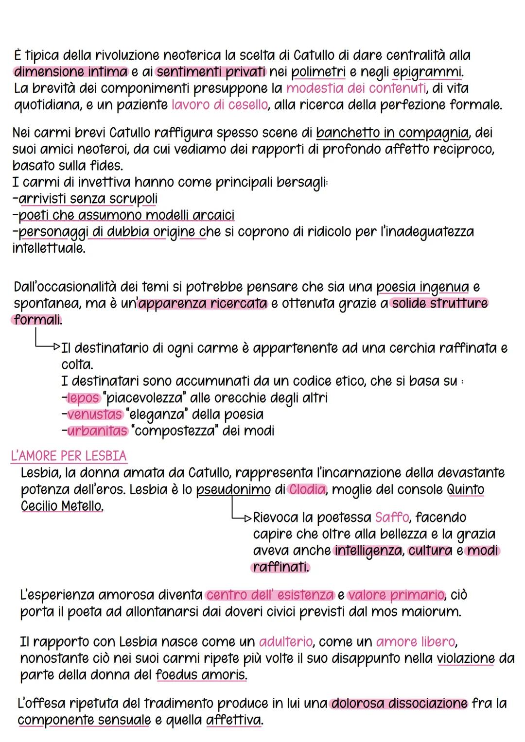 Catullo
Nasce a Verona, nella Gallia Cisalpina, da una famiglia agiata. La data di nascita
non è chiara, lo studioso Girolamo, la colloca ne