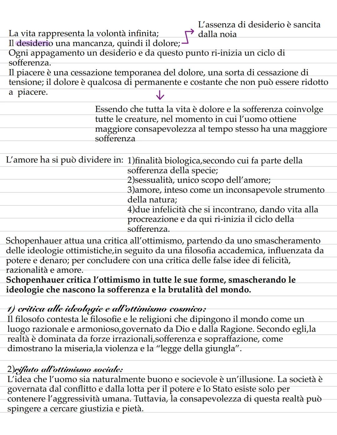 --- OCR Start ---
Schopenhauer
Arthur Schopenh'auer nacque nel 1788 a Danzica. Studiò filosofia all'università di
Gottinga, dove fu influenz