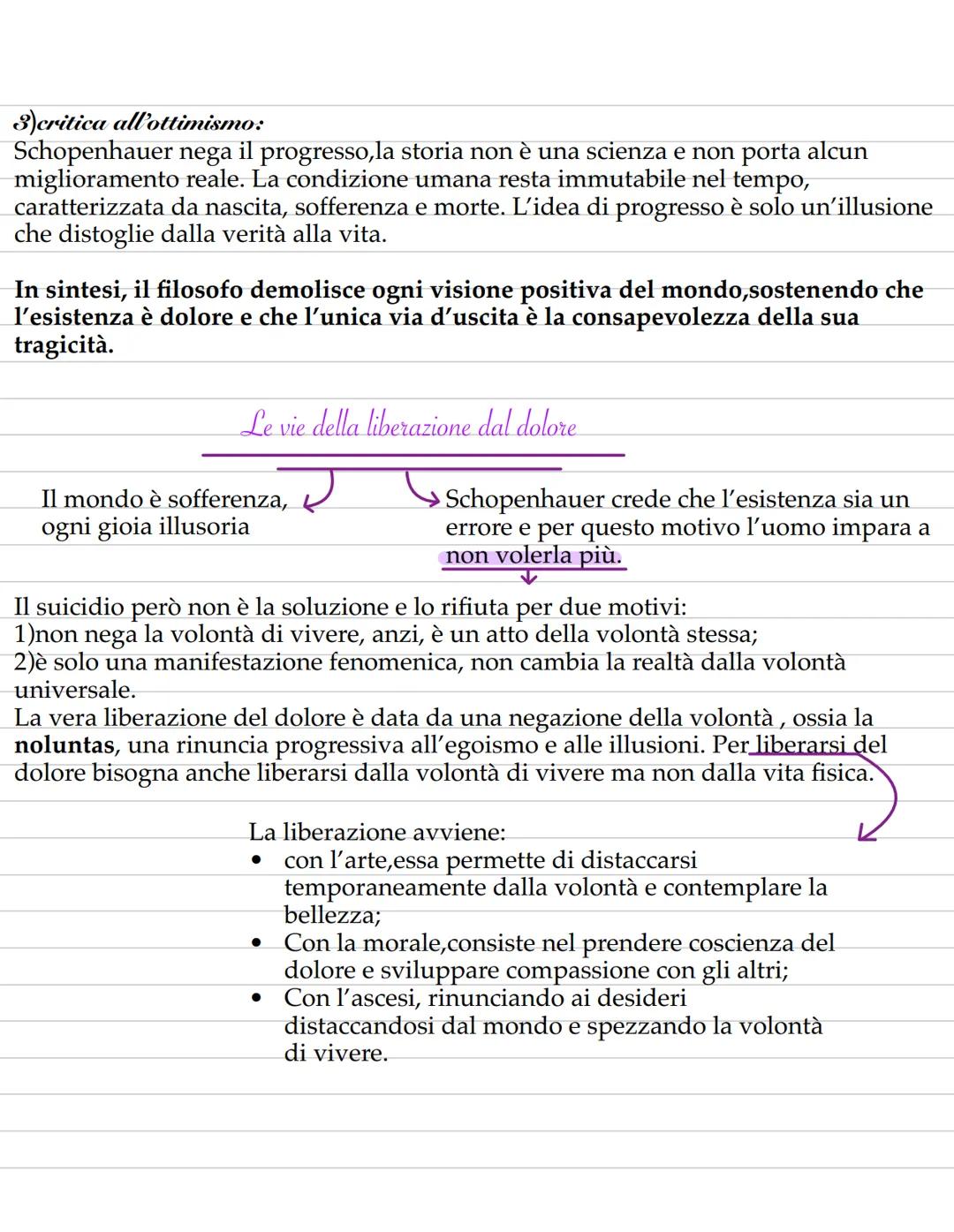 --- OCR Start ---
Schopenhauer
Arthur Schopenh'auer nacque nel 1788 a Danzica. Studiò filosofia all'università di
Gottinga, dove fu influenz