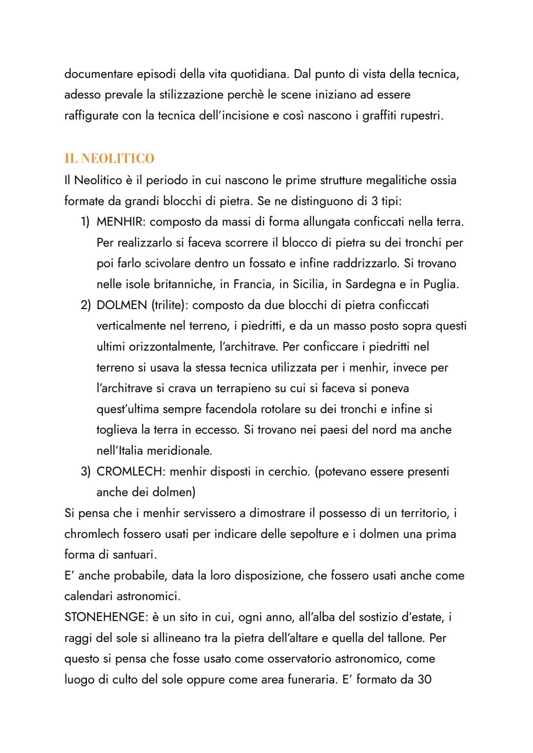 PREISTORIA
Introduzione
L'atto del dipingere è stato la prima abilità che ha distinto definitvamente
l'uomo dagli altri ominidi ed è stata a