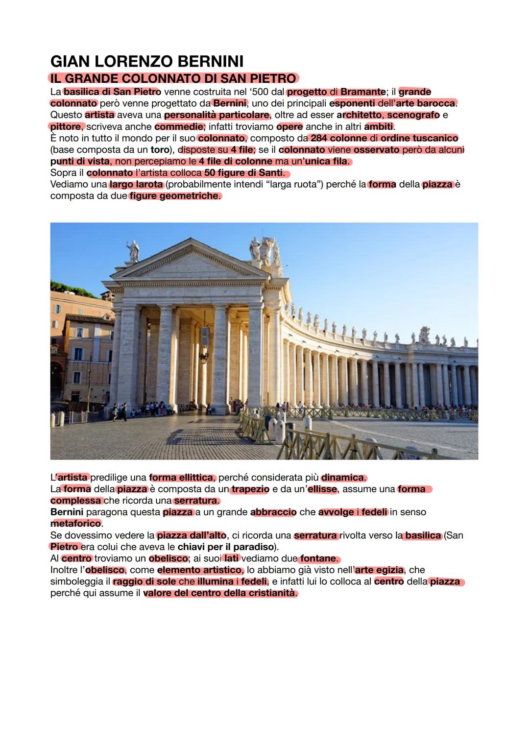 L'ARTE BAROCCA
Questa stile ha come obiettivo coinvolgere lo spettatore, puntando su un un linguaggio che
crea stupore e meraviglia, infatti