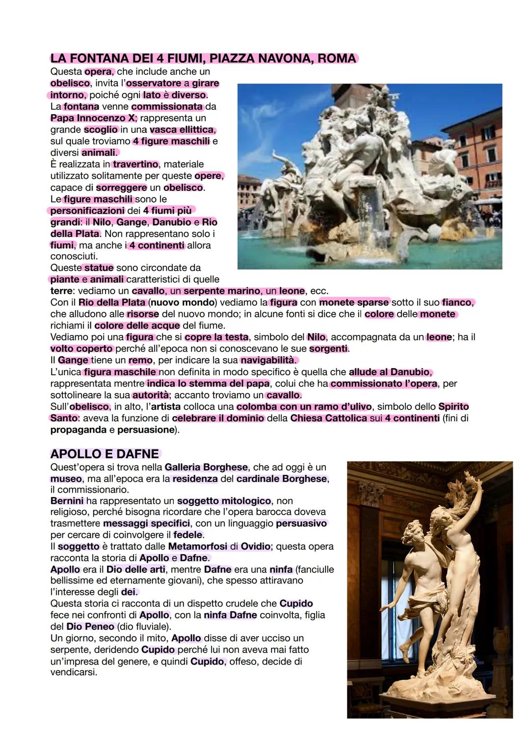 L'ARTE BAROCCA
Questa stile ha come obiettivo coinvolgere lo spettatore, puntando su un un linguaggio che
crea stupore e meraviglia, infatti