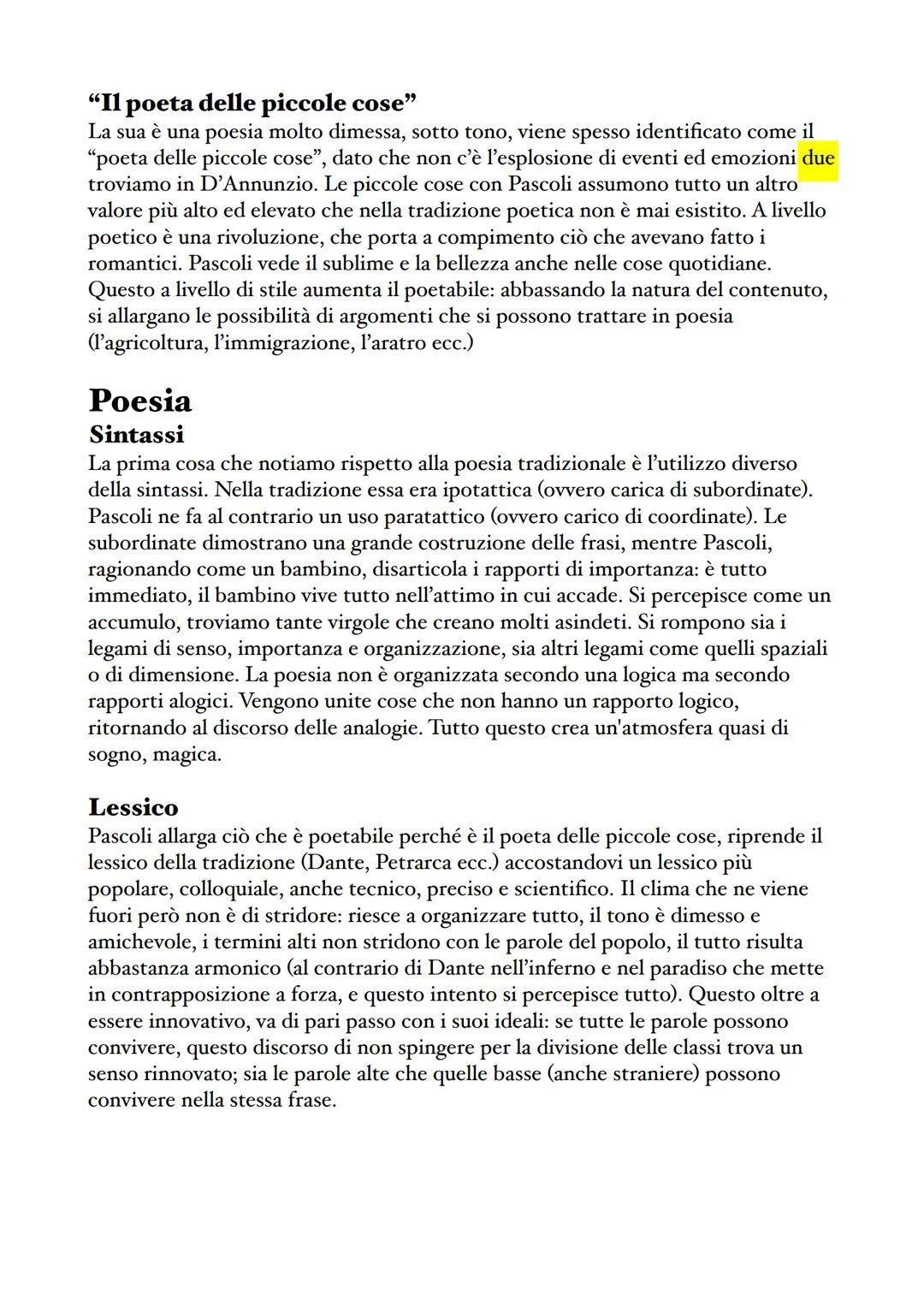 Giovanni Pascoli
Vita
Giovanni Pascoli nasce nel 1855 a San Mauro di Romagna
(oggi chiamato San Mauro Pascoli). I Pascoli erano una
famiglia