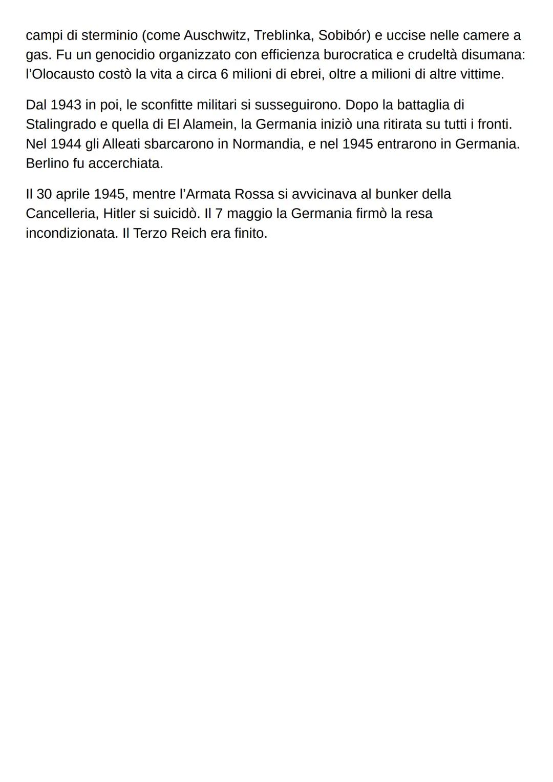 II Fascismo in Italia: (1919-1945)
Il fascismo fu un movimento politico di destra radicale, nazionalista e autoritario
che dominò l'Italia d