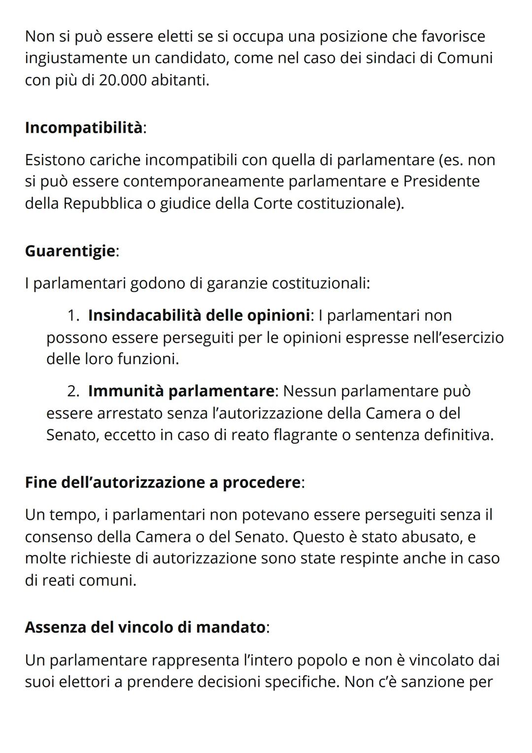 II Parlamento
1. Composizione del Parlamento:
• L'Italia è una repubblica parlamentare.
• II Parlamento è composto dalla Camera dei deputati