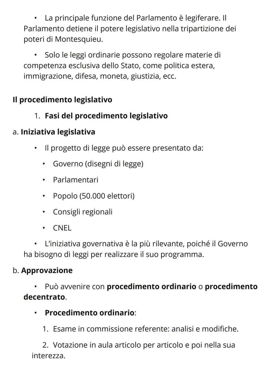II Parlamento
1. Composizione del Parlamento:
• L'Italia è una repubblica parlamentare.
• II Parlamento è composto dalla Camera dei deputati
