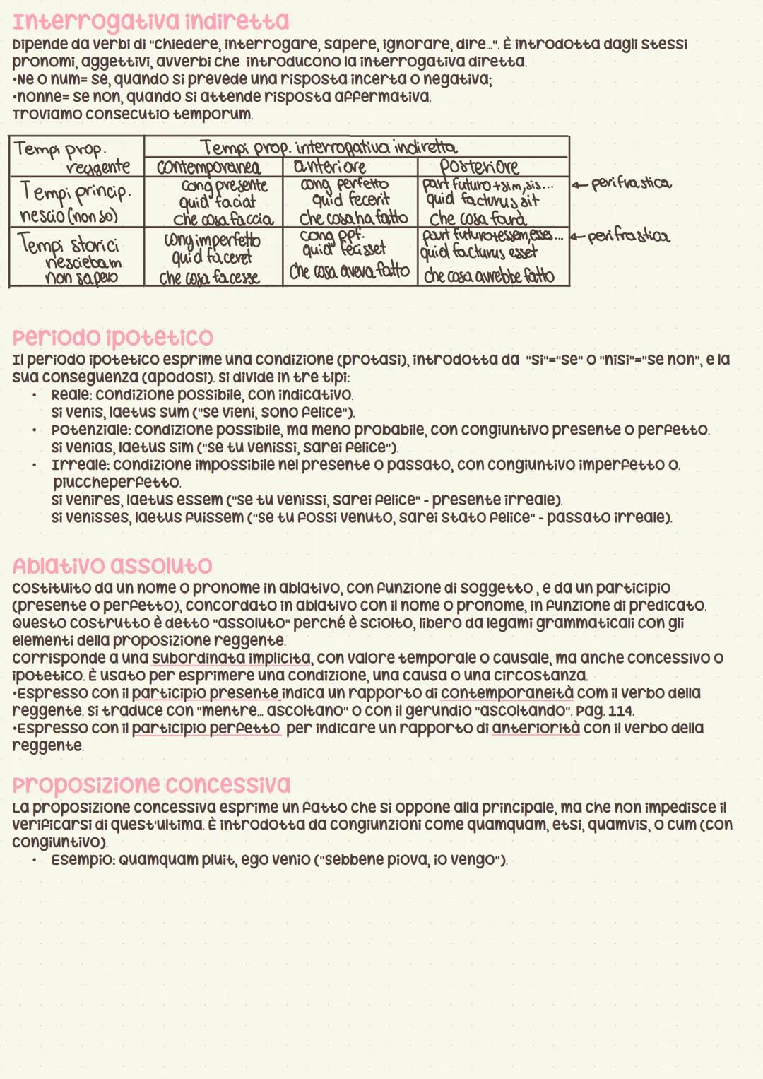## Costrutti
### CUM NARRATIVO
È introdotta da "cum" ed espressa al modo
congiuntivo, seguendo la consecutio
temporum. Può essere temporale