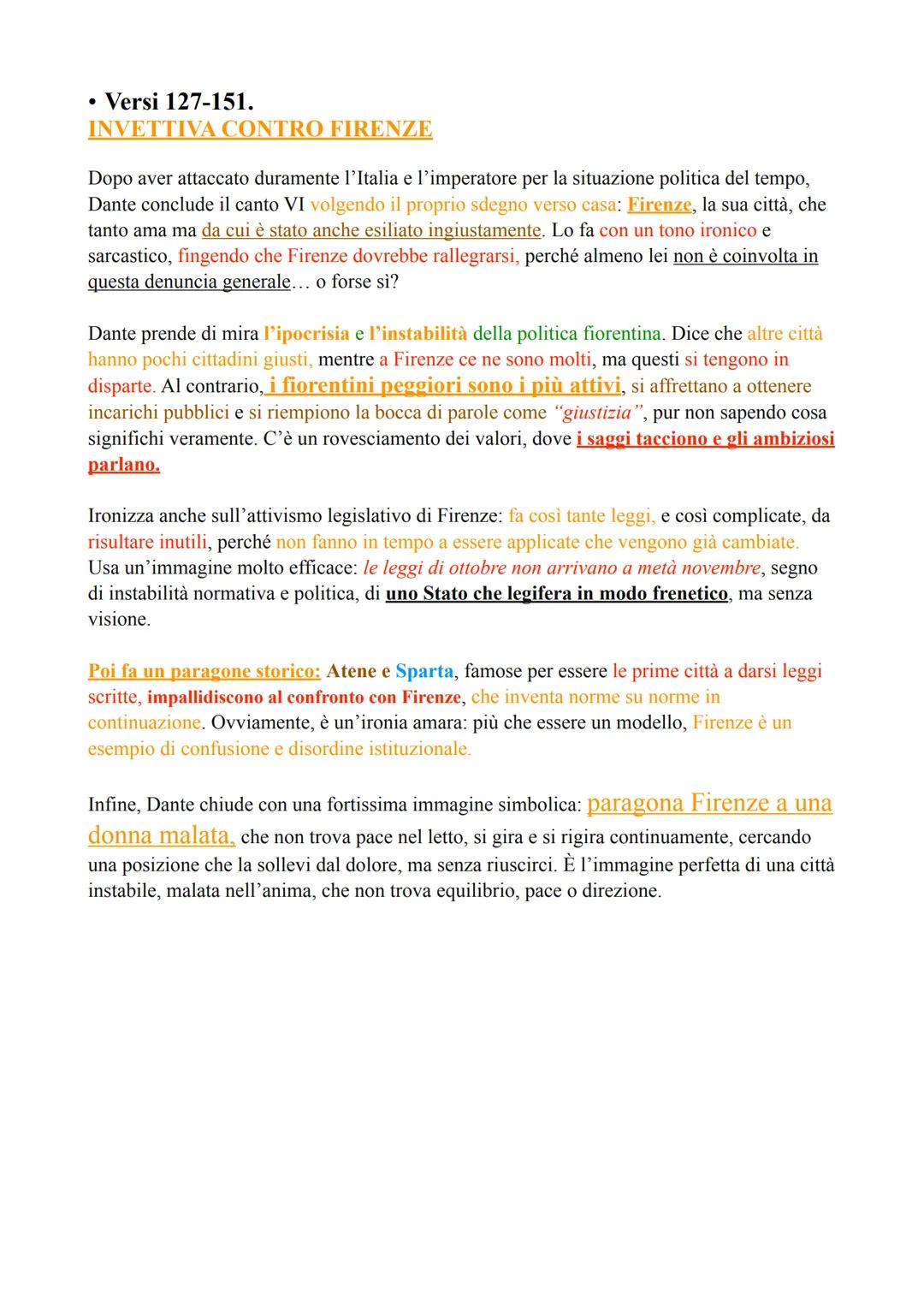 # CANTO 6
## Argomento del Canto
* Ancora fra i morti per forza del secondo balzo dell'Antipurgatorio.
* Incontro con l'anima di Sordello