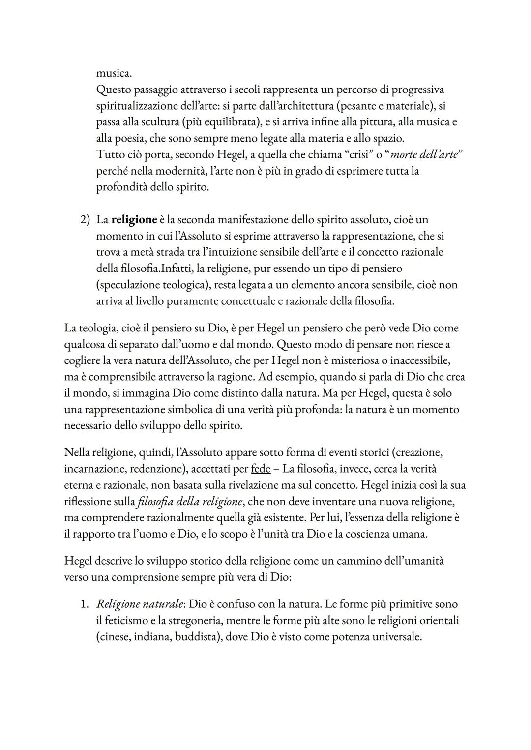 LA FILOSOFIA DELLO SPIRITO
Con la filosofia dello spirito, lo spirito diventa autocosciente e libero cioè pensa se
stesso e in quanto tale d