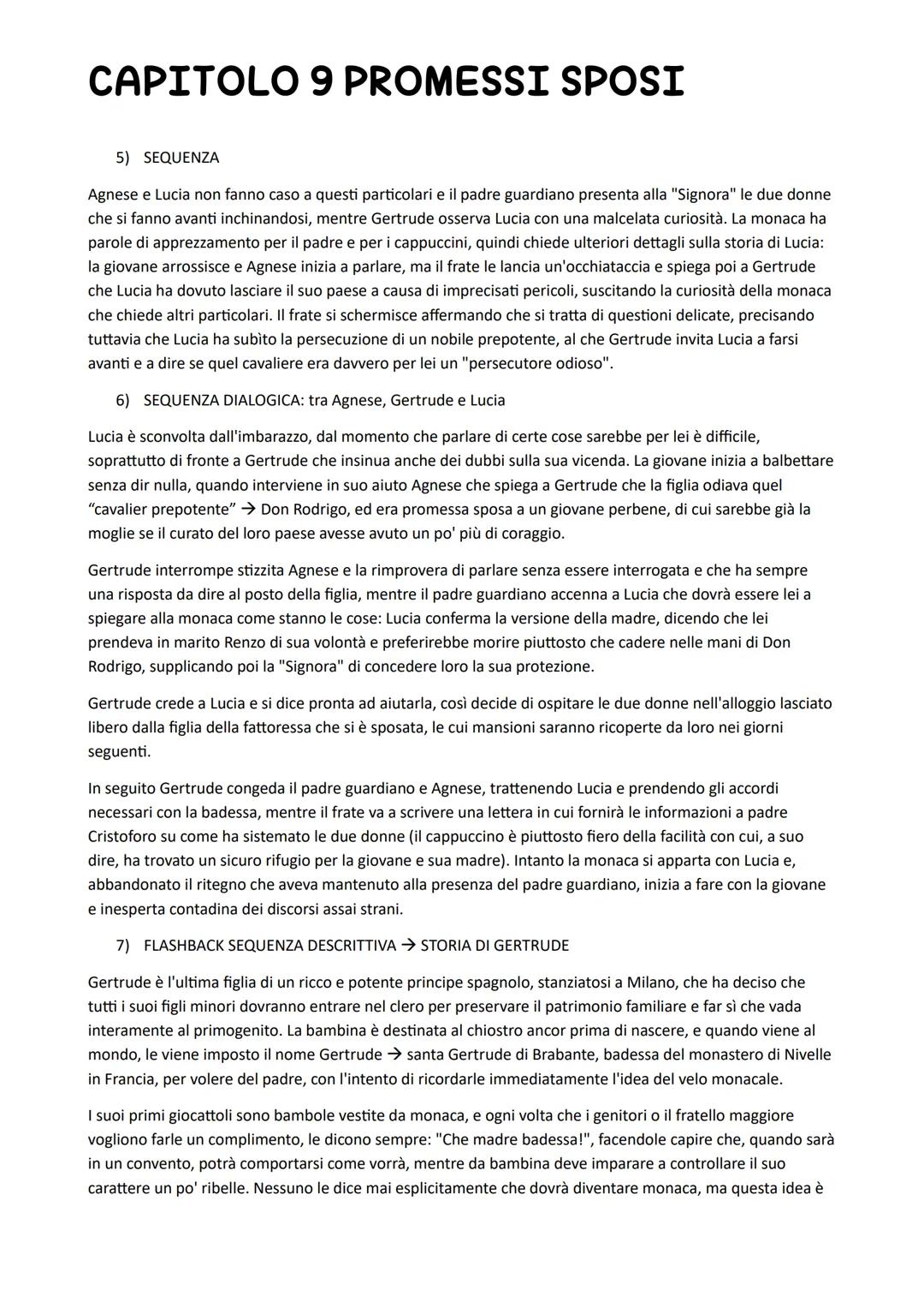 CAPITOLO 9 PROMESSI SPOSI
1) SEQUENZA NARRATIVA
Il barcaiolo fa scendere Renzo, Agnese e Lucia sulla sponda opposta dell'Adda, quindi si all