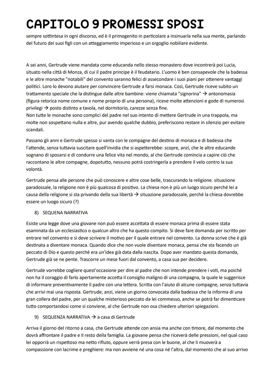 CAPITOLO 9 PROMESSI SPOSI
1) SEQUENZA NARRATIVA
Il barcaiolo fa scendere Renzo, Agnese e Lucia sulla sponda opposta dell'Adda, quindi si all