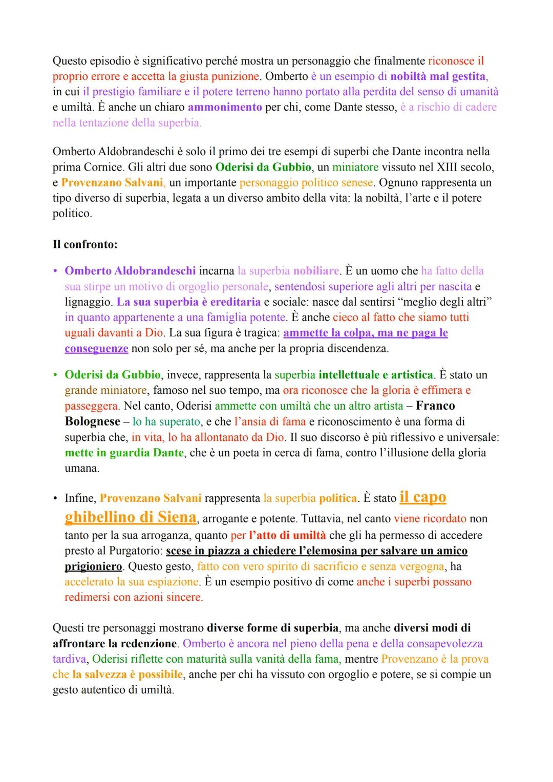 # CANTO II
## Argomento del Canto
* Ancora nella I Cornice.
* I **superbi** recitano il *Pater noster*.
* Virgilio chiede dove sia l'acces