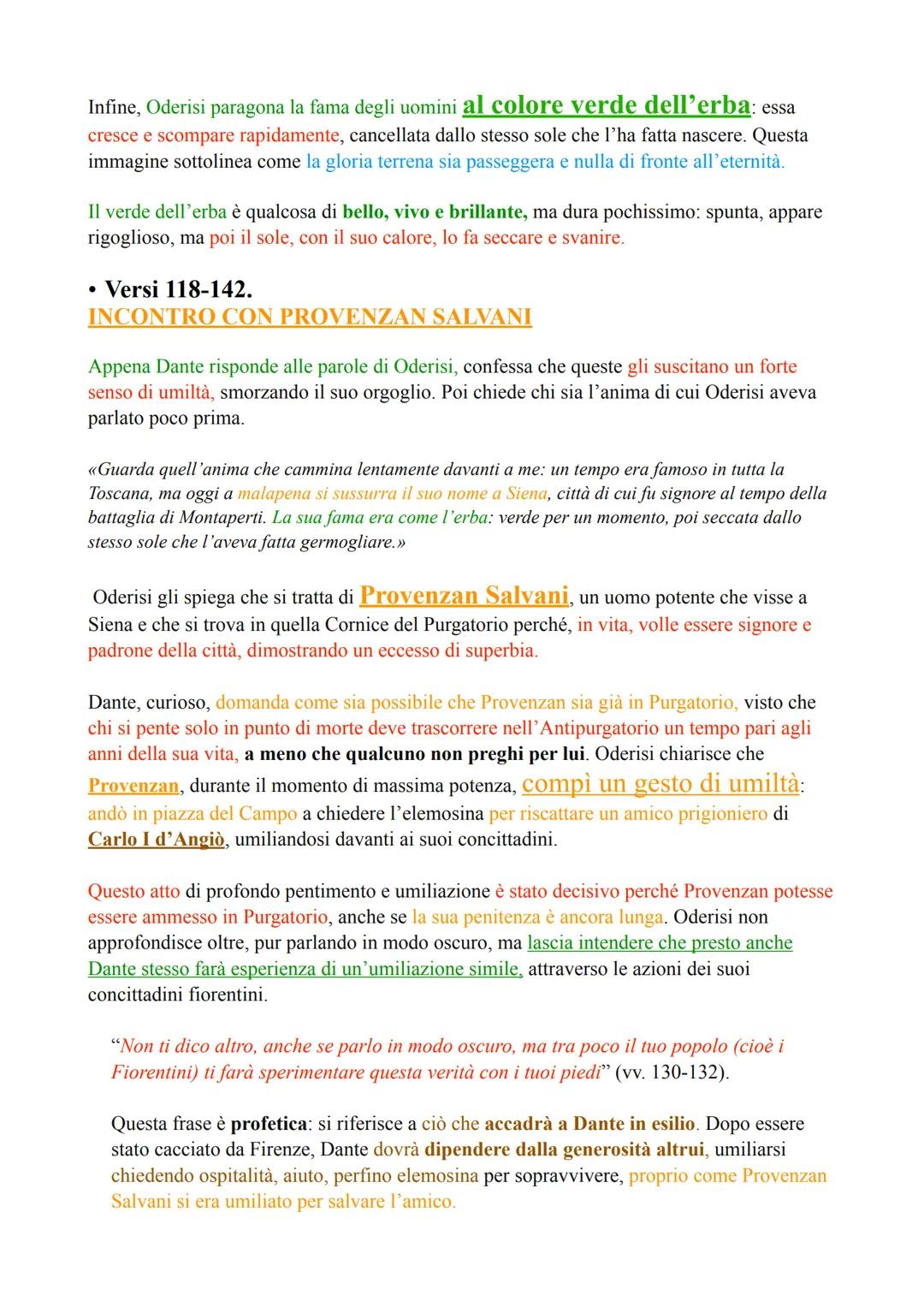 # CANTO II
## Argomento del Canto
* Ancora nella I Cornice.
* I **superbi** recitano il *Pater noster*.
* Virgilio chiede dove sia l'acces