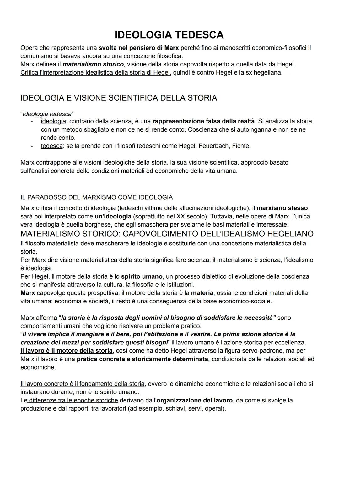 MARX
Proviene da una famiglia borghese, il padre era ebreo e infatti per esercitare la professione da avvocato
dovette convertirsi al lutera