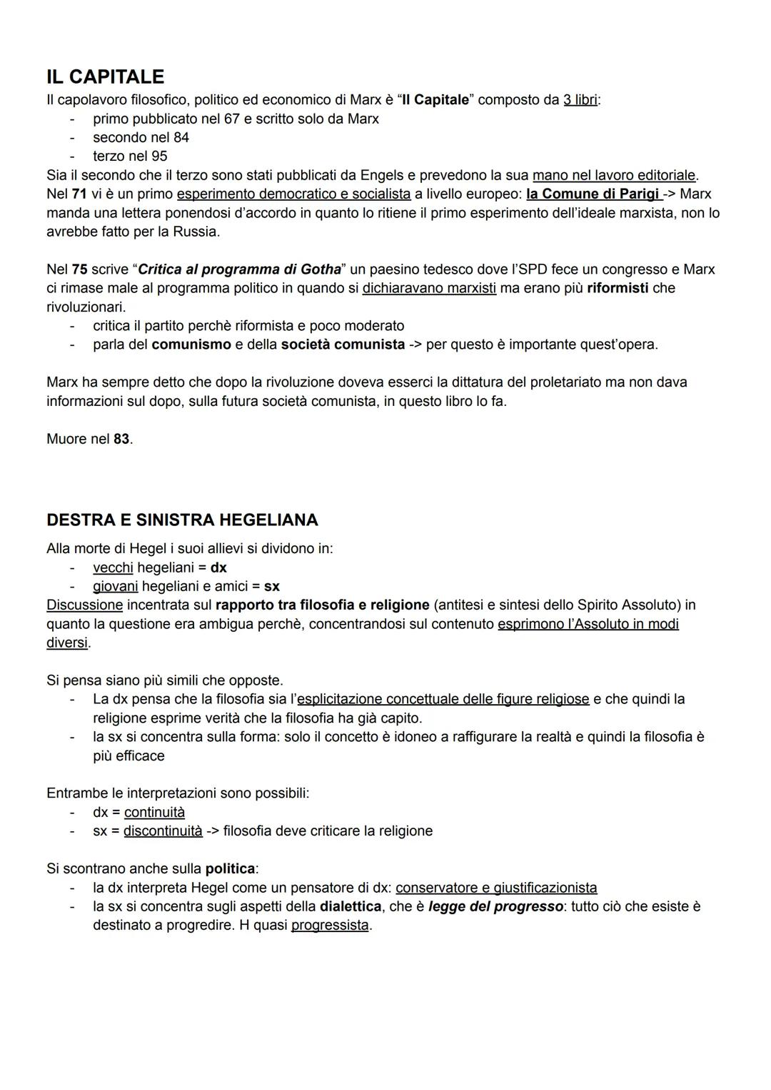 MARX
Proviene da una famiglia borghese, il padre era ebreo e infatti per esercitare la professione da avvocato
dovette convertirsi al lutera