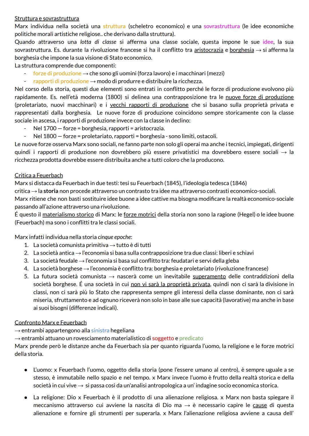 # Destra e sinistra hegeliana
→ appartengono alla destra quelli più anziani hegeliani
→ alla sinistra quelli più giovani nati dopo il 1800