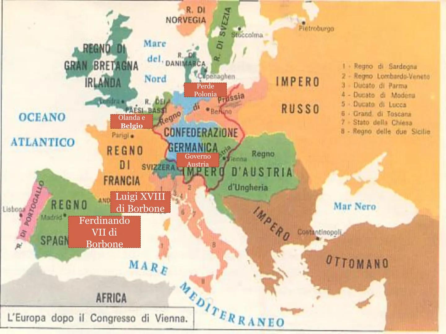 # IL CONGRESSO DI VIENNA # Il congresso di Vienna
* Inizia il primo novembre 1814 e dura sino al 1815; si svolge nel castello di Schรถnbrunn