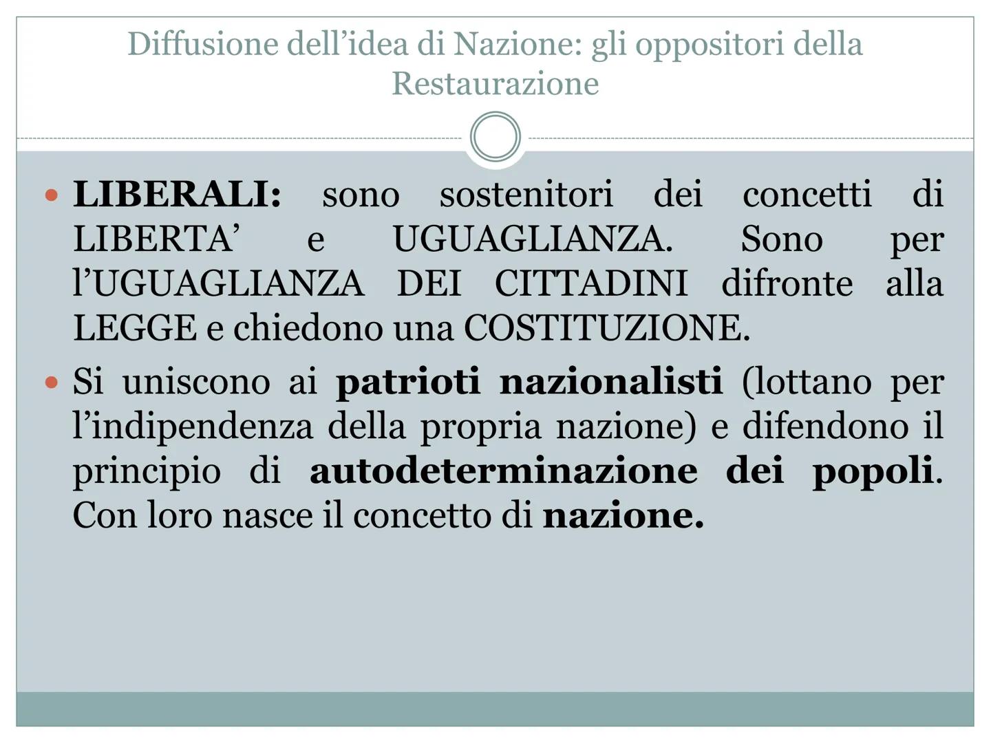 # IL CONGRESSO DI VIENNA # Il congresso di Vienna
* Inizia il primo novembre 1814 e dura sino al 1815; si svolge nel castello di Schรถnbrunn