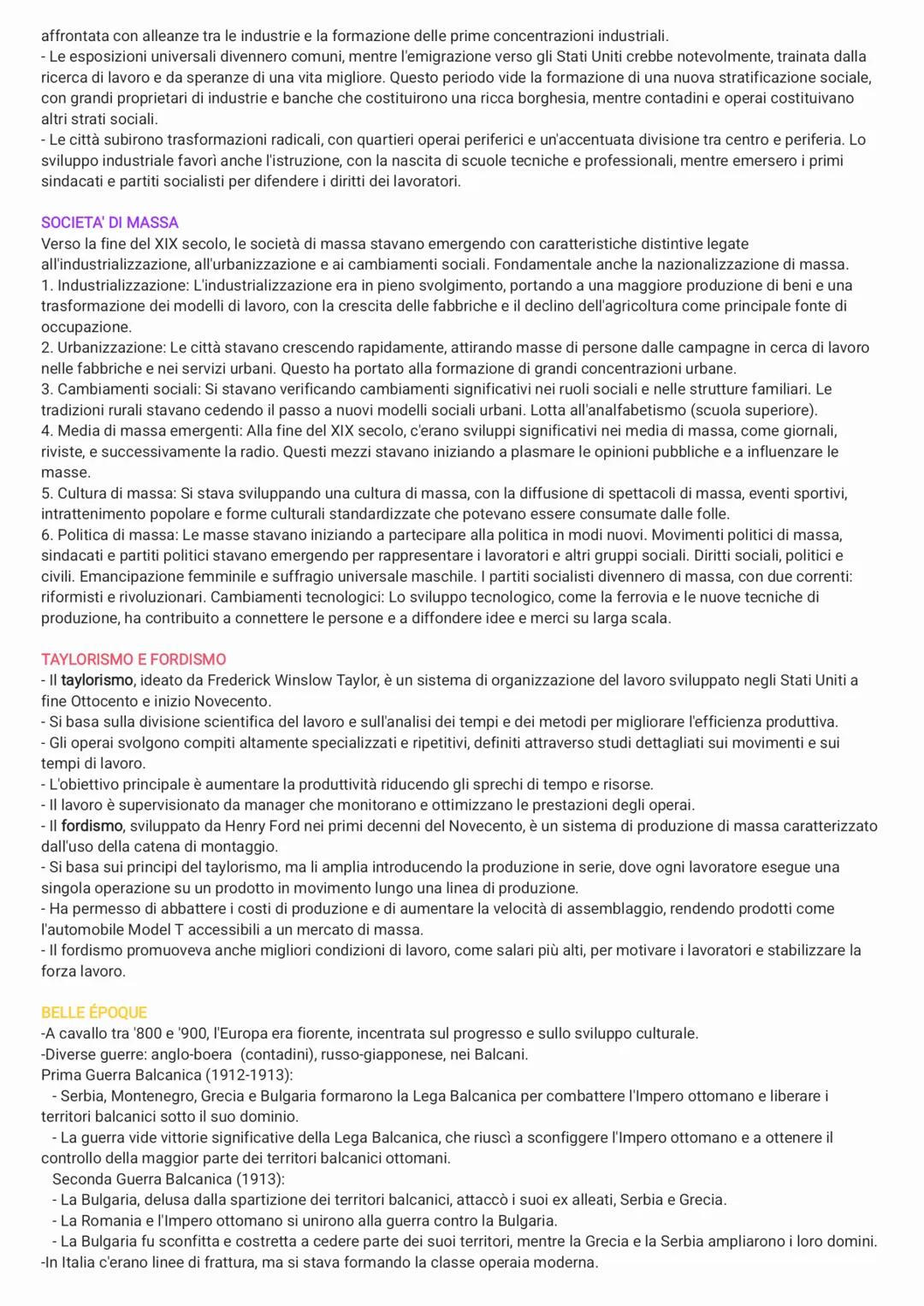 STORIA
L'ETÀ DELLA DESTRA
- L'Italia aveva 22 milioni di abitanti ed era un paese preindustrializzato, ma arretrato rispetto agli altri paes